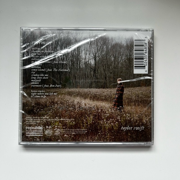 *UNOPENED* Taylor Swift Evermore CD With Bonus Tracks - Picture 2 of 3